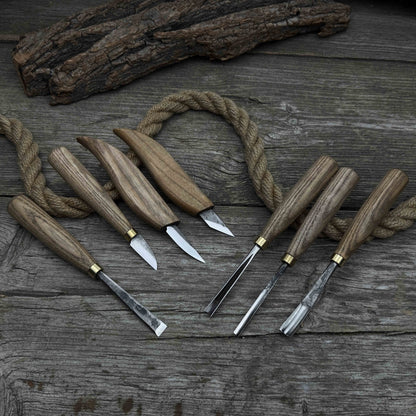 7-Piece Wood Carving Tool Set