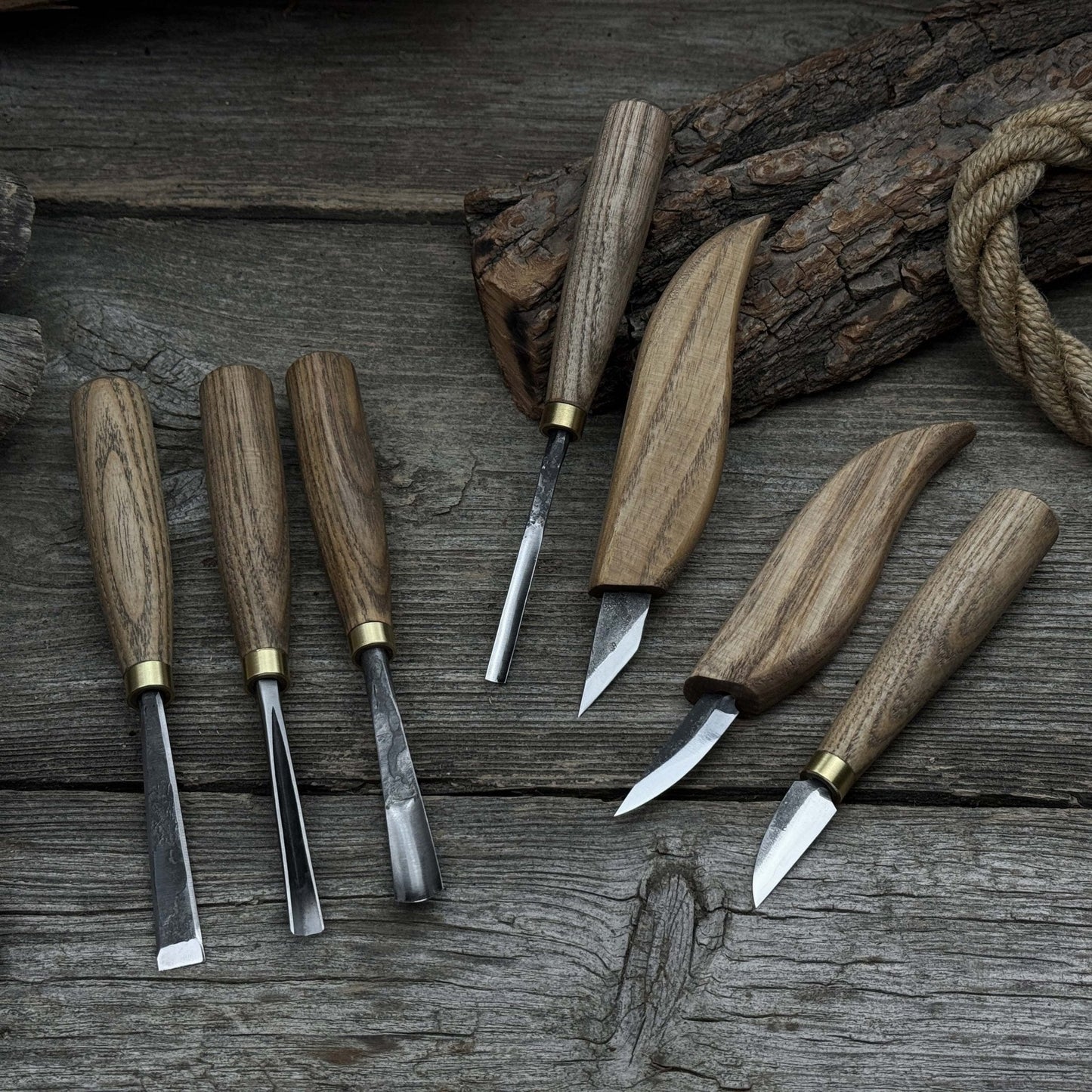 7-Piece Wood Carving Tool Set