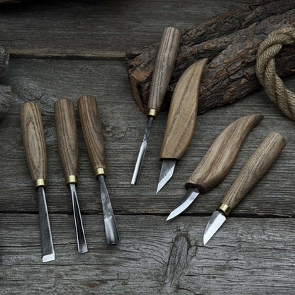 7-Piece Wood Carving Tool Set