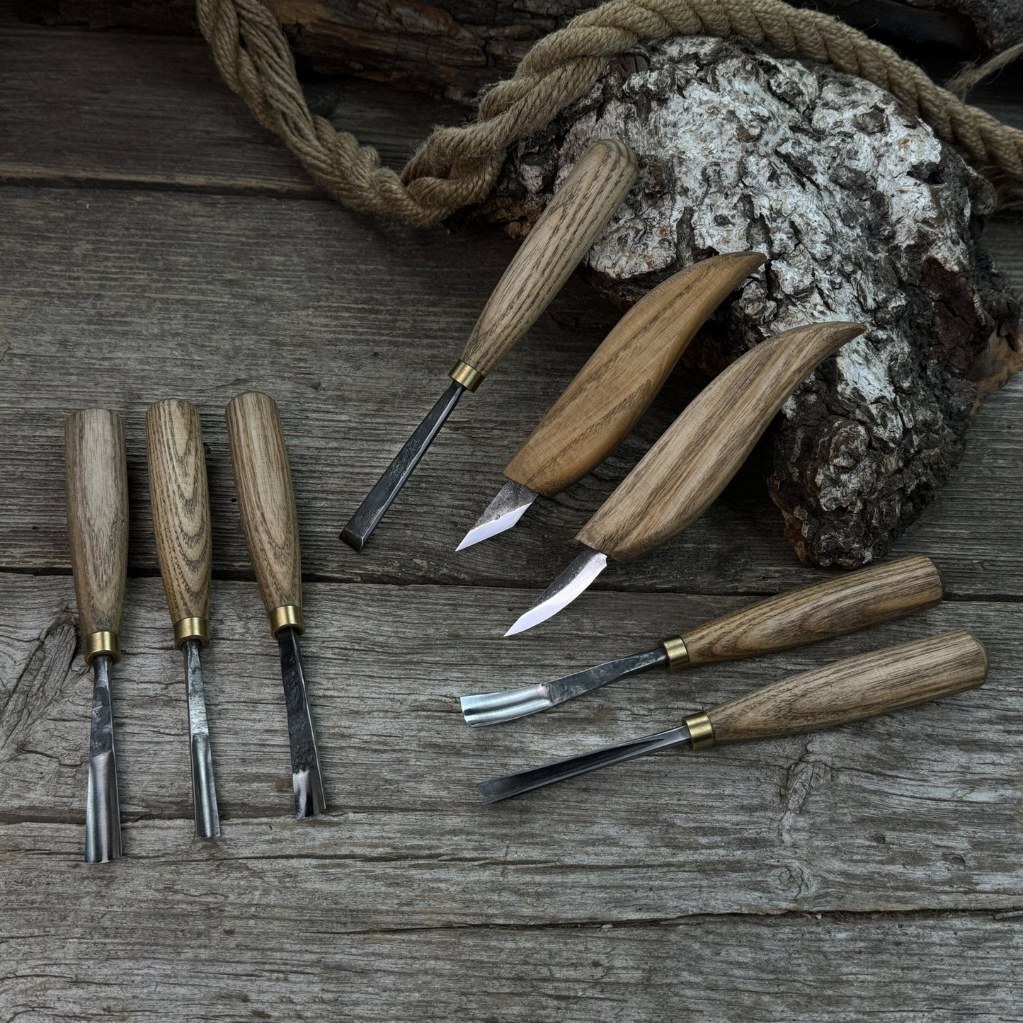 8-Piece Large Wood Carving Tool Set