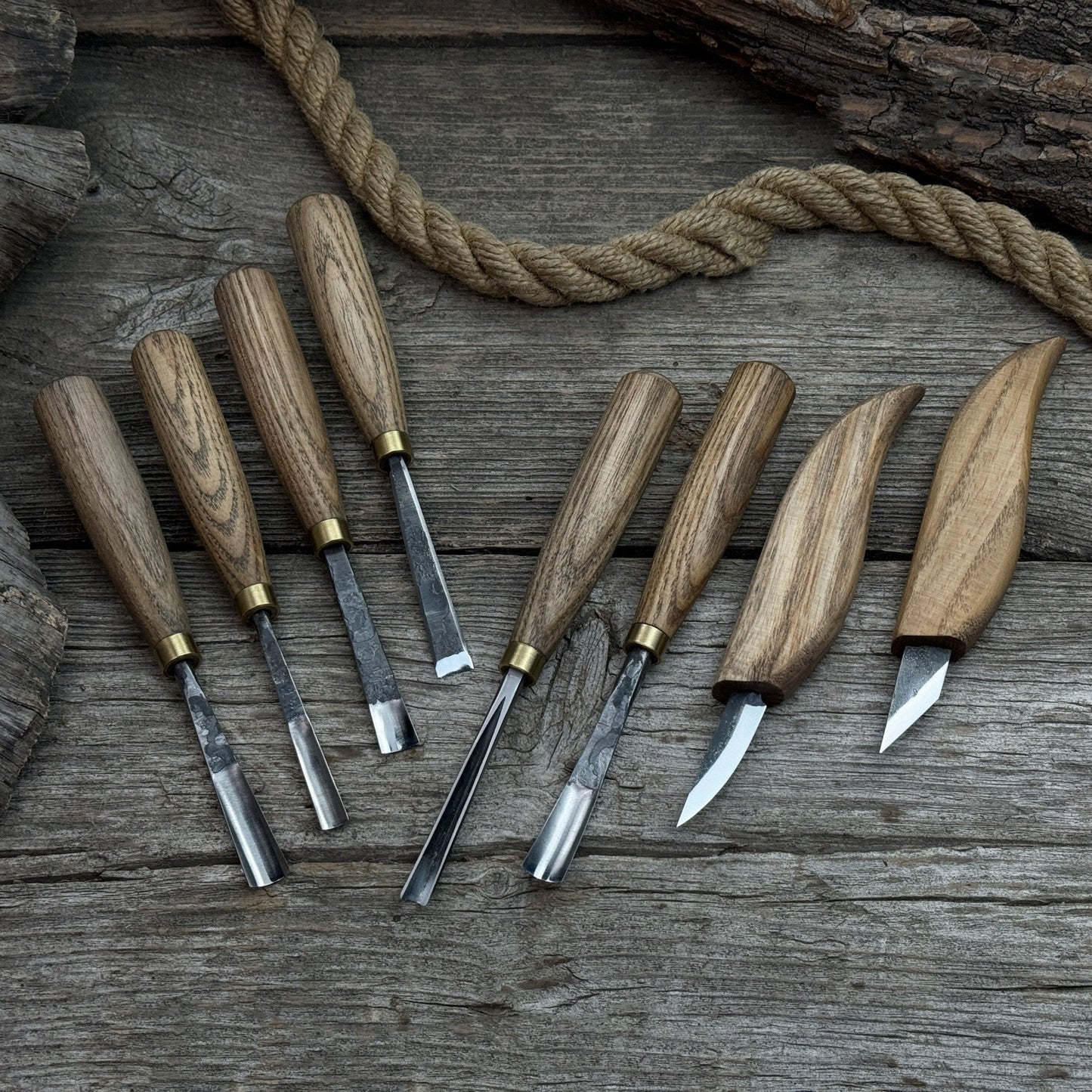 8-Piece Large Wood Carving Tool Set