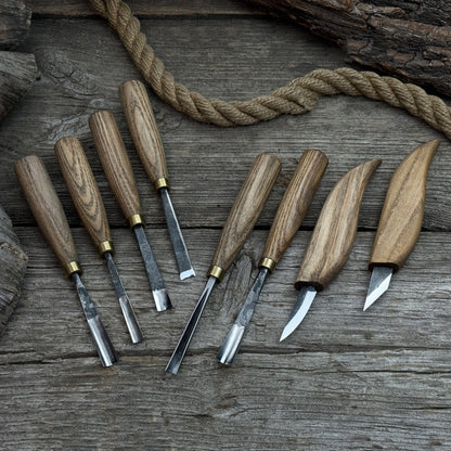 8-Piece Large Wood Carving Tool Set