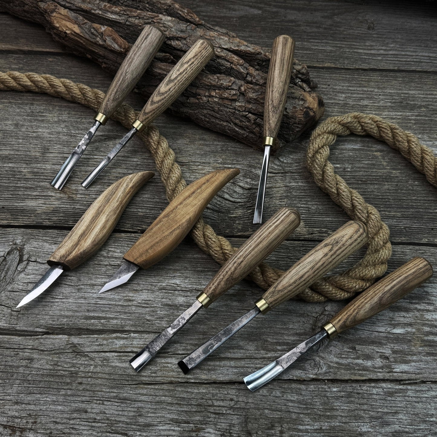 8-Piece Large Wood Carving Tool Set