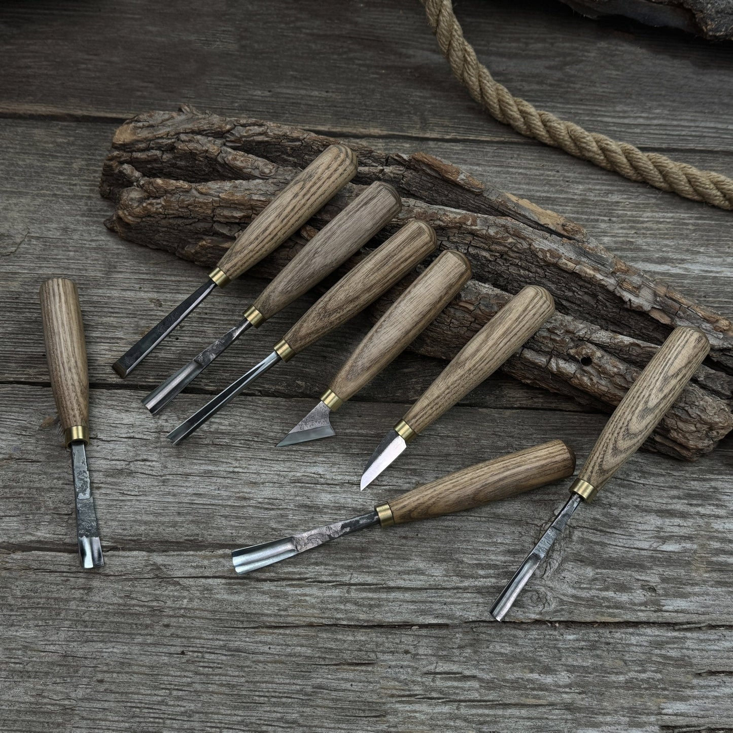 8-Piece Wood Carving Tool Set