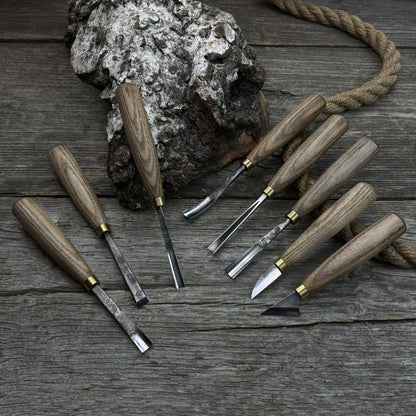 8-Piece Wood Carving Tool Set