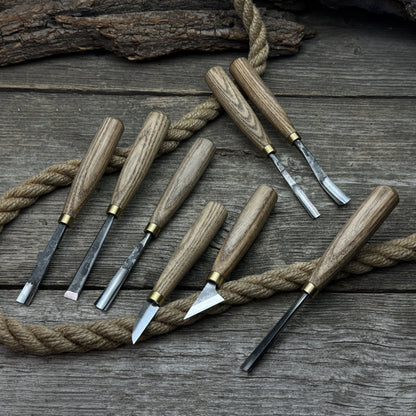 8-Piece Wood Carving Tool Set