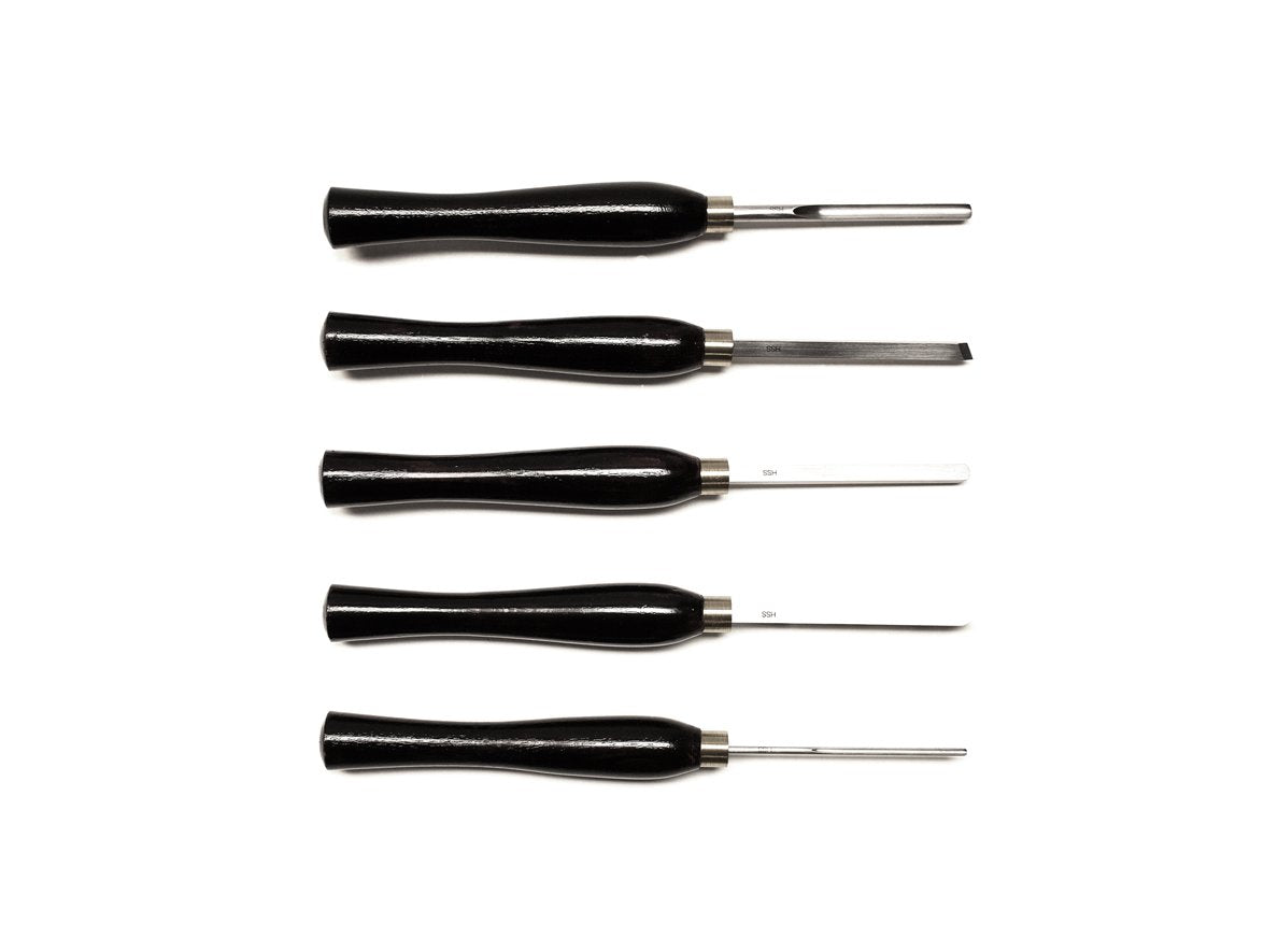 5 Piece HHS Mini Turning Chisel Set