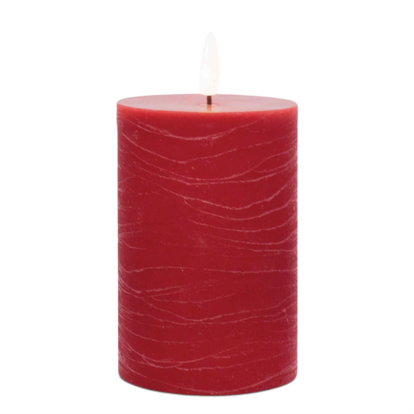 FIA Wick Red Pillar Candle (Set of 2)