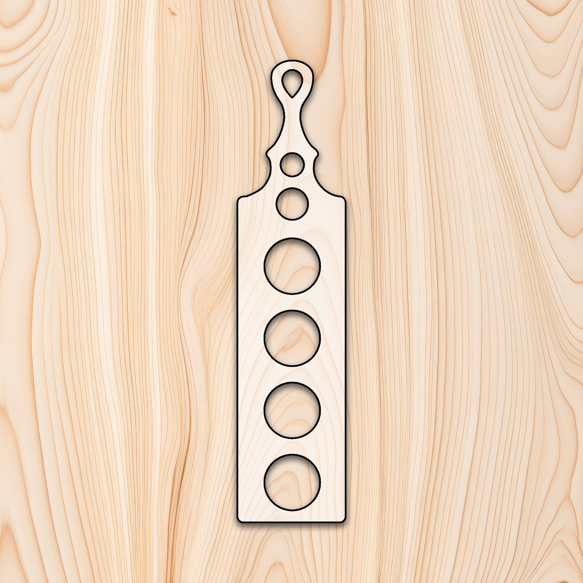 Beer Flight Acrylic Router Template - Norfolk Wood Shop