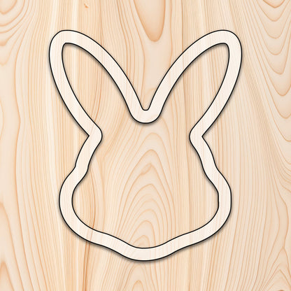 Bunny Rabbit Face Tray Acrylic Router Template