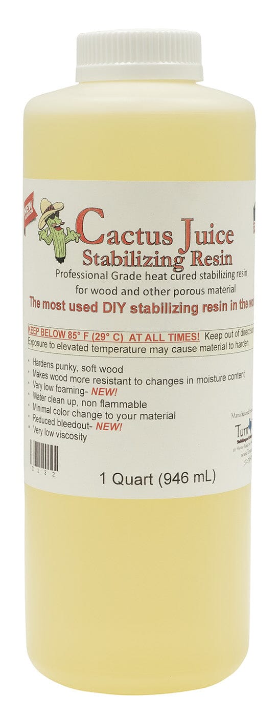 Cactus Juice Stabilizing Resin for Woodworking
