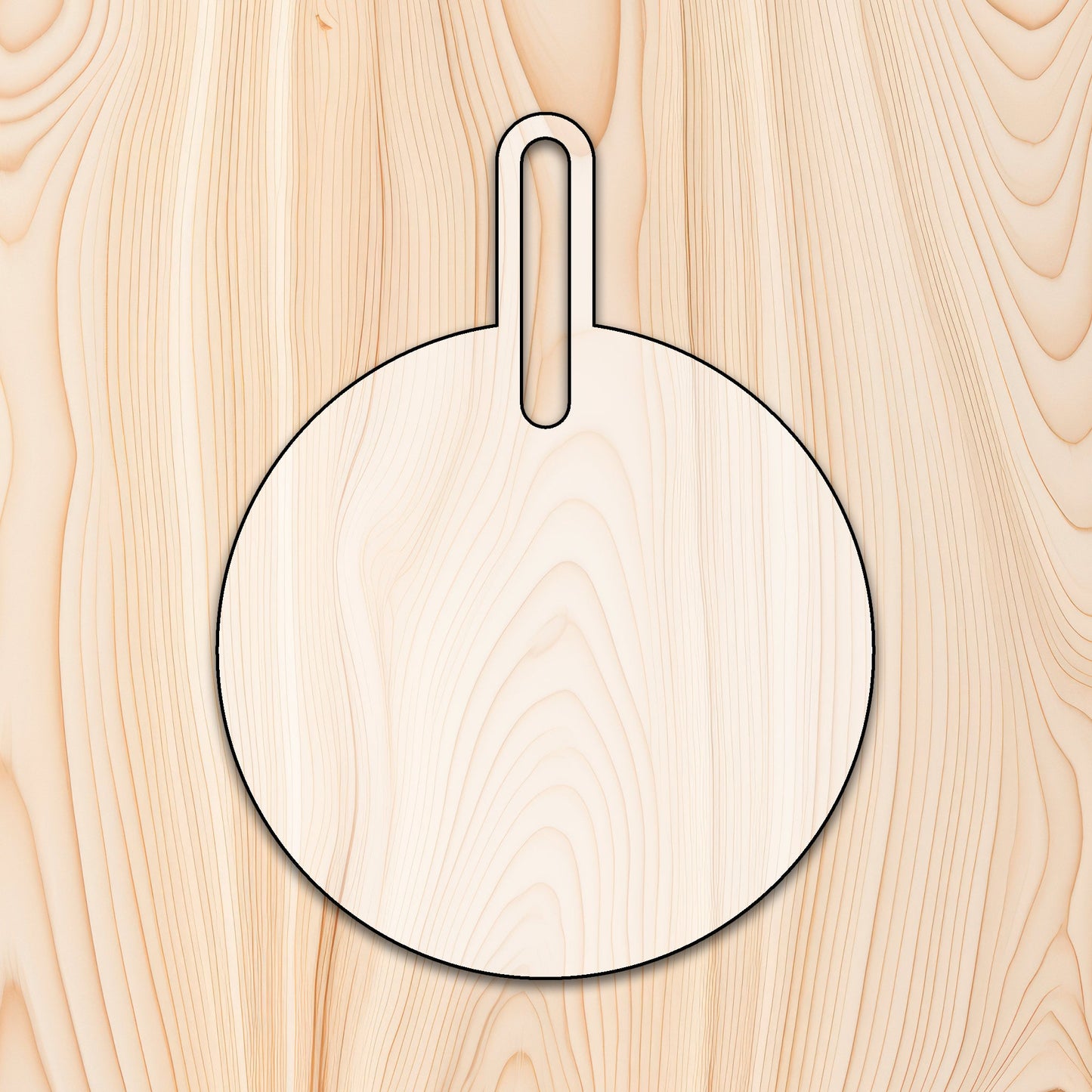 Elongated Loop Cutting Board or Charcuterie Board Acrylic Router Template