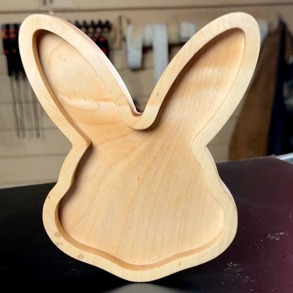 Bunny Rabbit Face Tray Acrylic Router Template