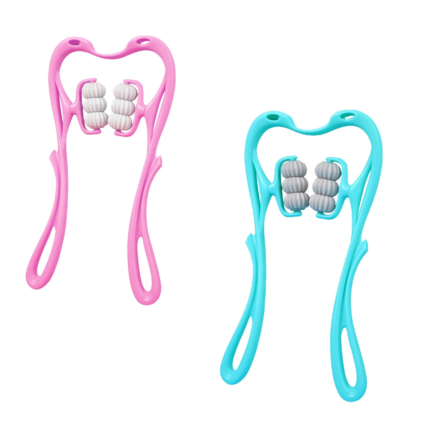 Neck Roller Massager 360� Rotatable Trigger Point Roller Portable Massager with 6 Balls for Neck Leg Thigh Foot Pain Relief