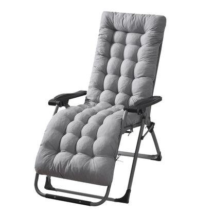 66.92x22.04in Thickened Chaise Lounger Cushion Recliner Rocking Chair Sofa Mat Deck Chair Cushion