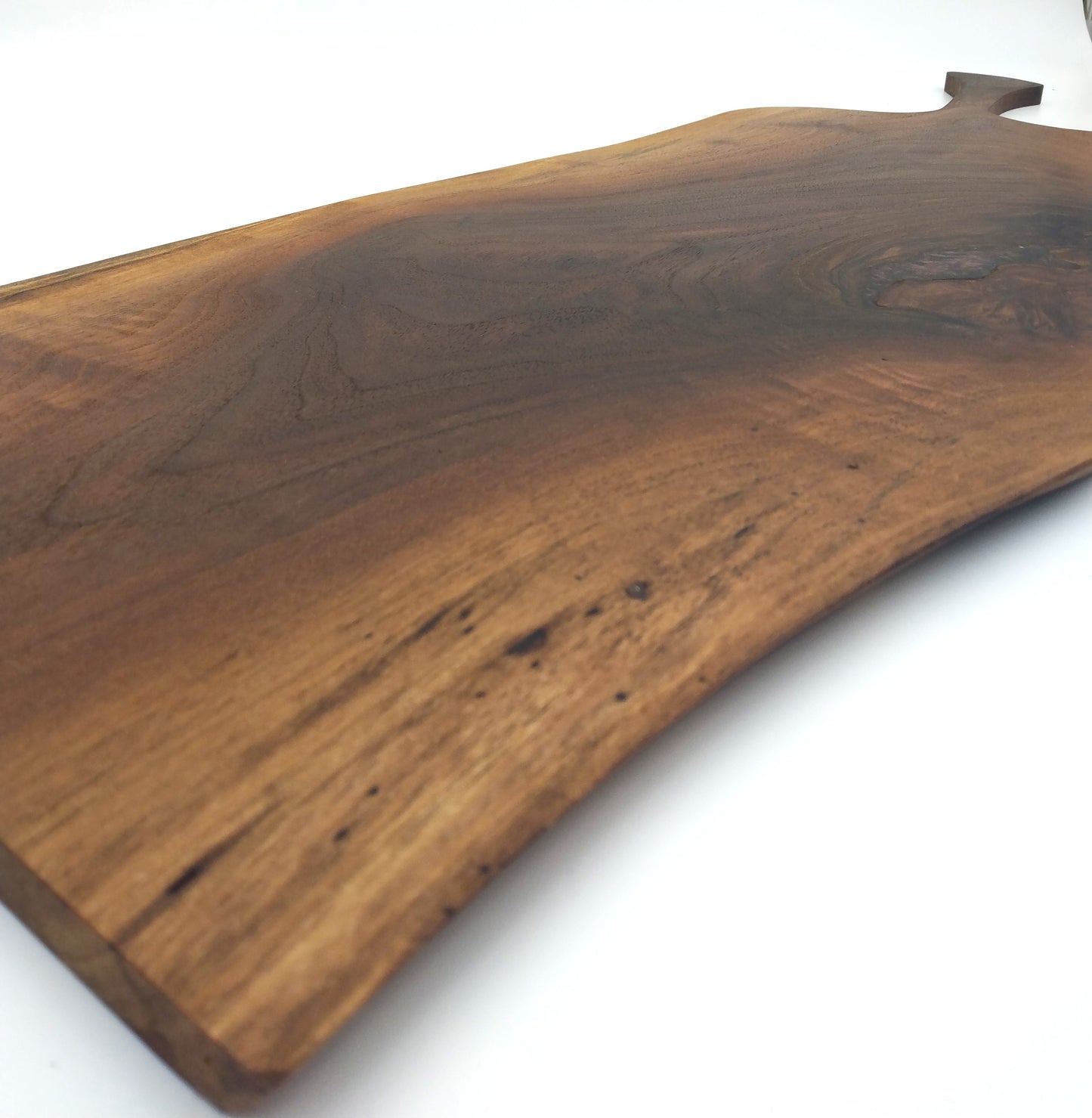 Large Black Walnut Serving Tray