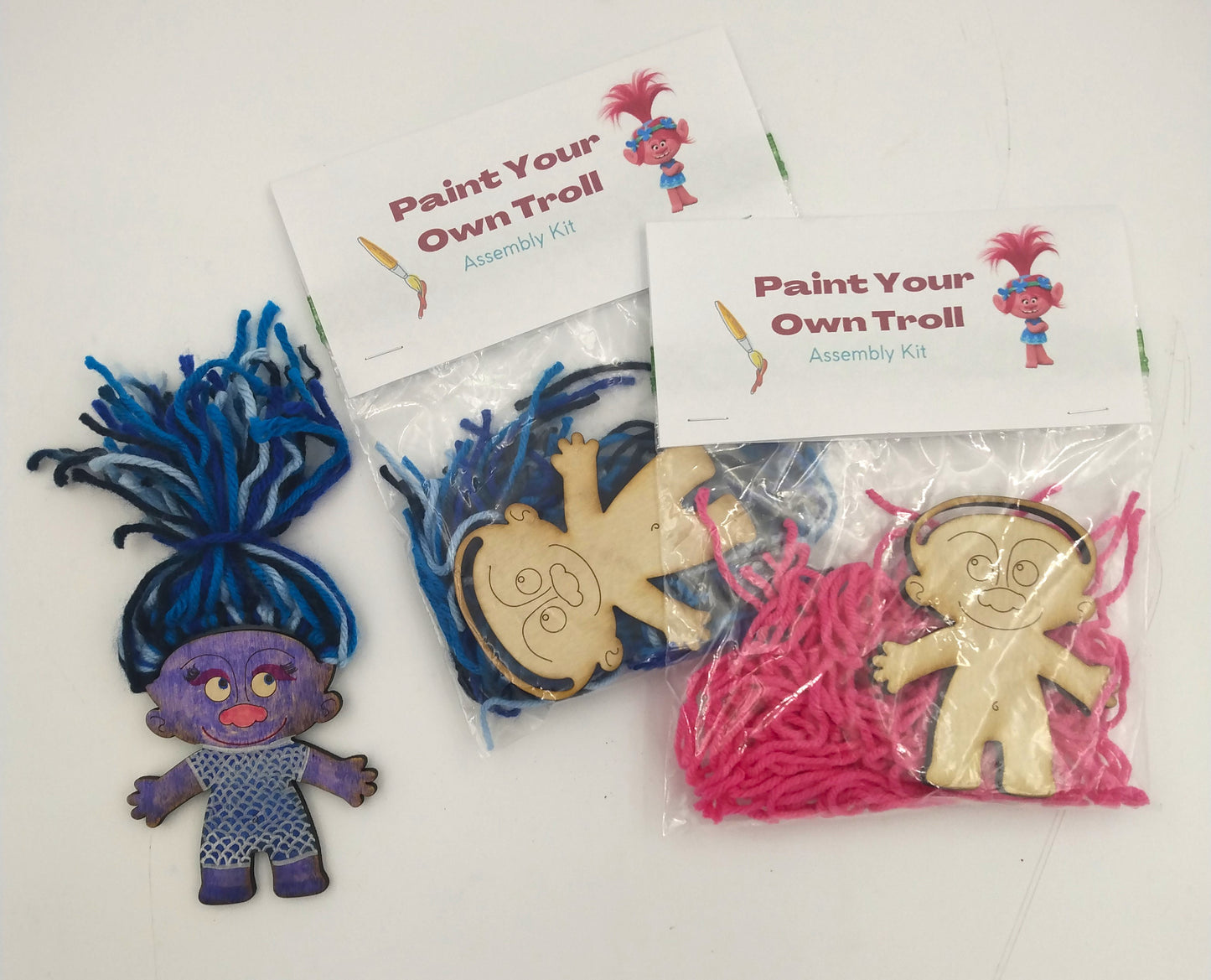 Kid's Paint Your Own Troll Assembly Kit