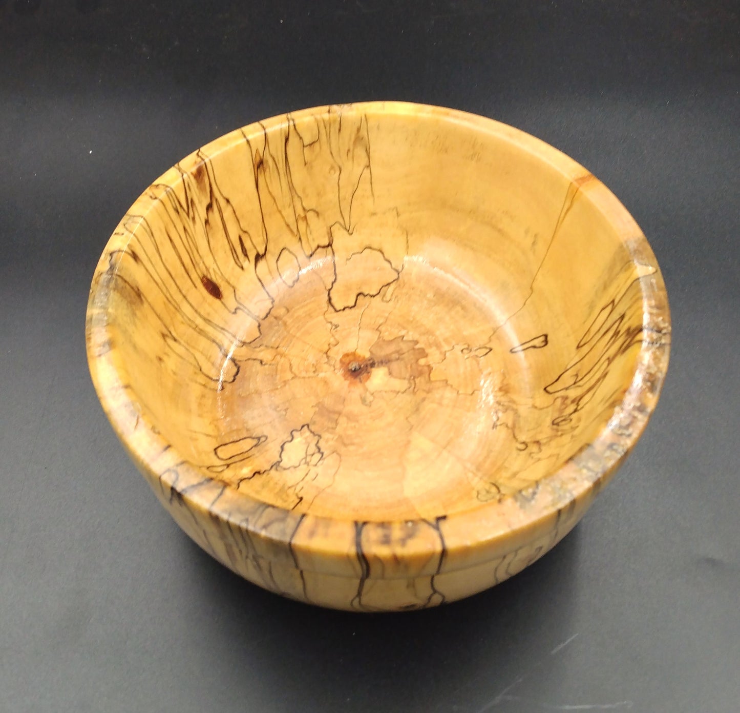 Spalted Pin Oak Turned Bowl