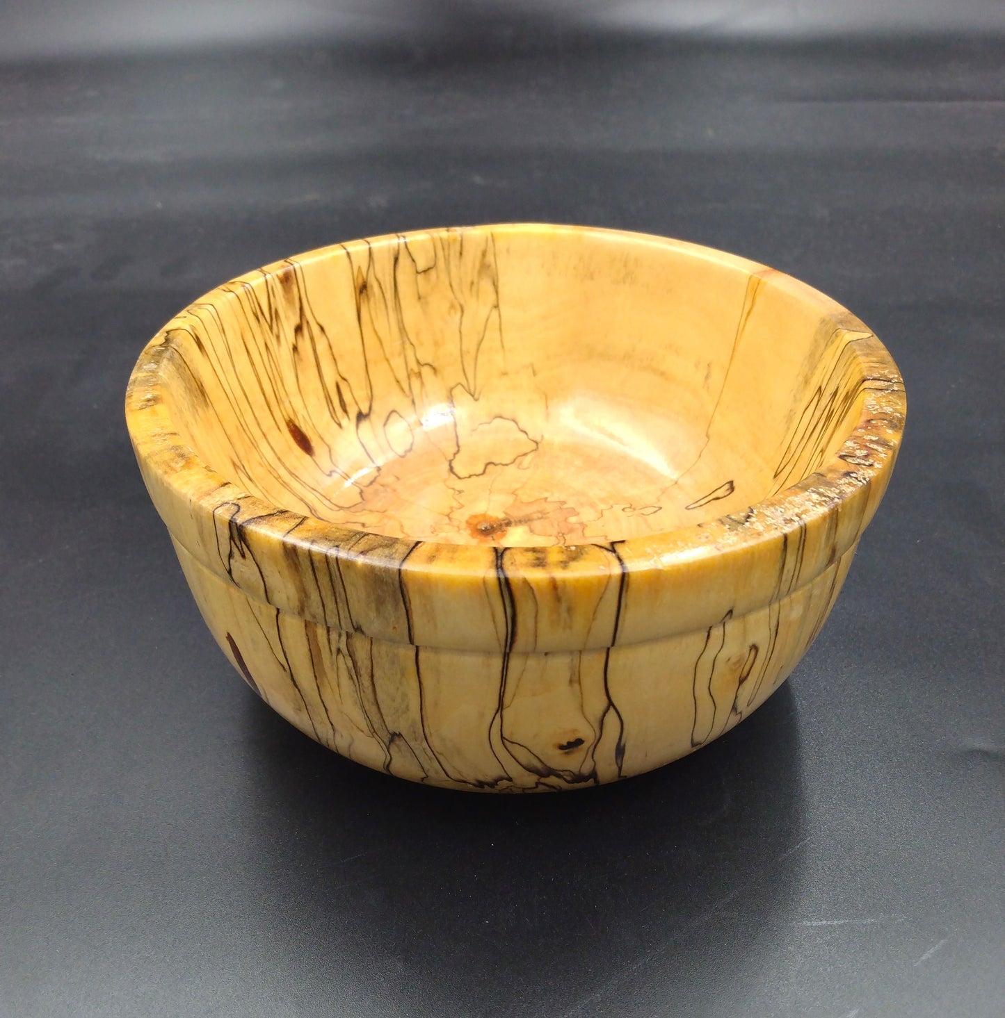 Spalted Pin Oak Turned Bowl