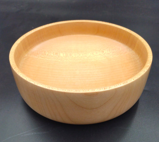 Maple Turned Bowl with Thick Base