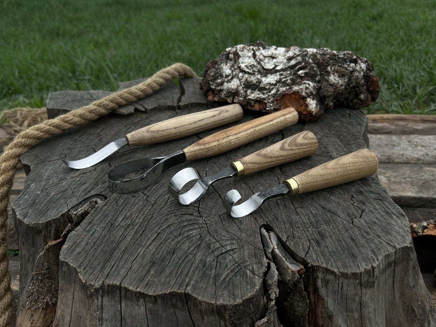 4-Piece Wood Carving Knife Set