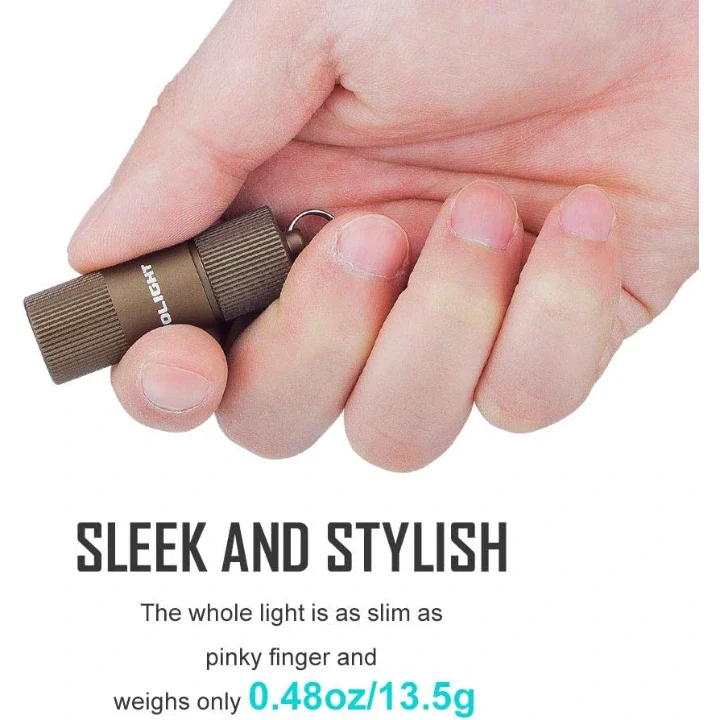 OLIGHT I1R2 EOS Keychain Flashlight Kit - Desert Tan