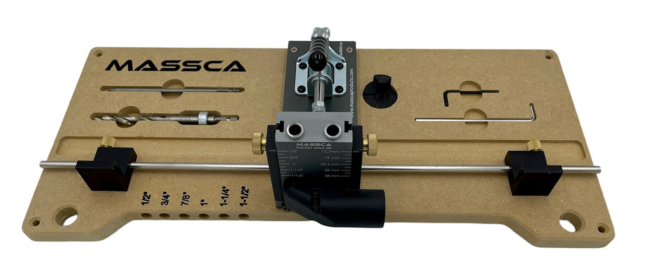 Massca Pocket Hole Jig Mounting System Bundle # 2