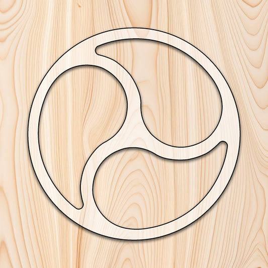 Round 3 Teardrop Pocket Tray Acrylic Router Template