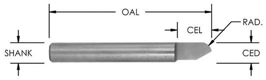Sc 1/8 Rad Round Bottom Vein 1 Fl
