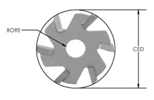 1/4 K X 5/16 B X 1 1/4 Cd X 6 W Draw Slot