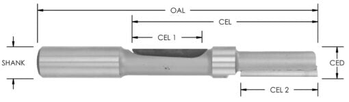 Ct 1/2" Cd Staggerbit W/Pilot In Middle