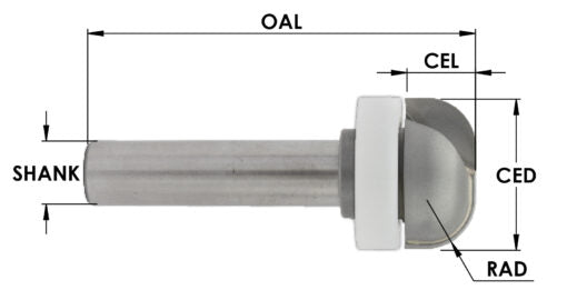 C/T Ss Backsplash Cove 3/8 Rx1-1/8"Cdx1/2 Clx1/2Sh