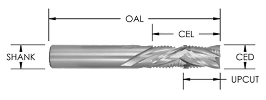 4+4 Comp Fin Ruf 1/2 Cd X 1 3/8 Cl X 1/2 Sk