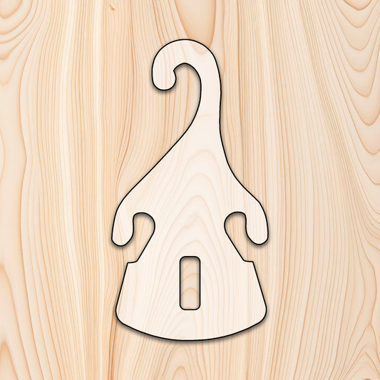 Stackable Flower Pot Hanger Acrylic Router Template (2 hooks)