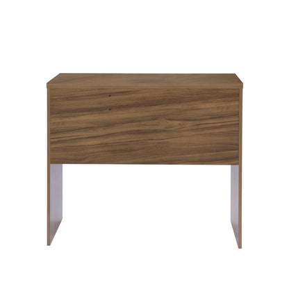 Techni Mobili Modern Computer Writing Desk with Drawer, Walnut by Level Up Desks