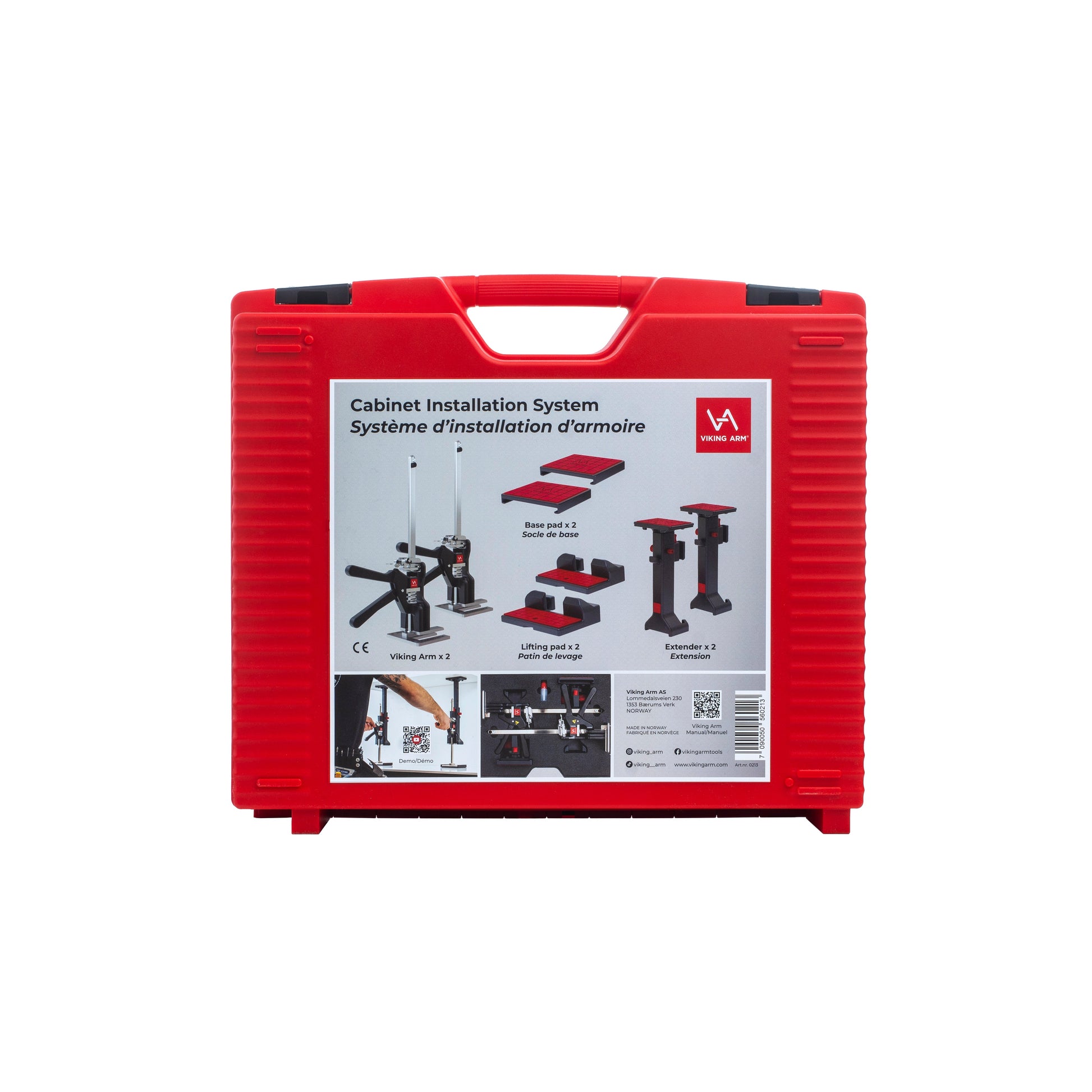 Storage Case for Viking Arm® & Cabinet Installation System. ( Option B ) - Norfolk Wood Shop