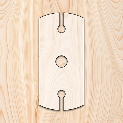 Wine Glass Caddy Acrylic Router Template