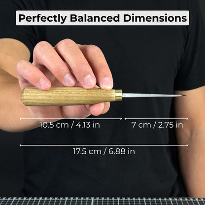 Angled Bevel Carving Chisel – 10 mm (0.39 inches)