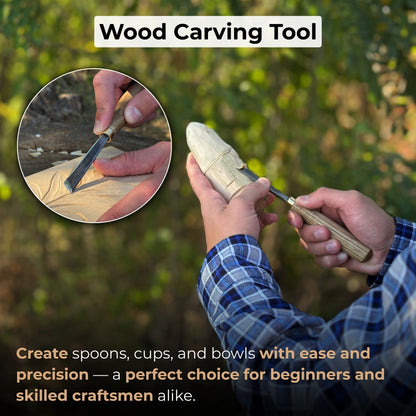 Angled Bevel Carving Chisel – 10 mm (0.39 inches)