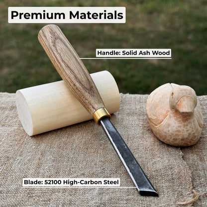 Angled Bevel Carving Chisel – 10 mm (0.39 inches)