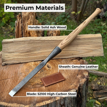 Carpenters Slick Chisel, 20 - 100 mm (0.8 - 3.9 inches)