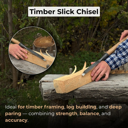 Carpenters Slick Chisel, 20 - 100 mm (0.8 - 3.9 inches)