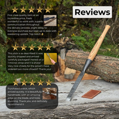 Carpenters Slick Chisel, 20 - 100 mm (0.8 - 3.9 inches)