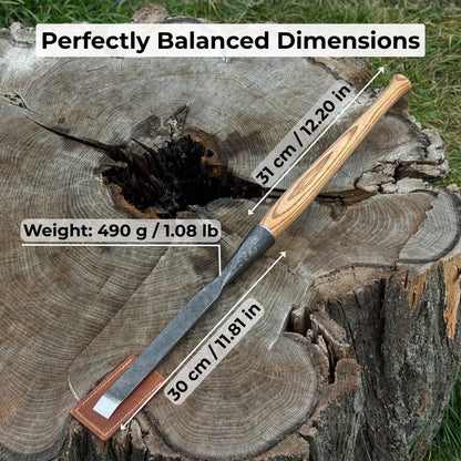 Carpenters Slick Chisel, 20 - 100 mm (0.8 - 3.9 inches)
