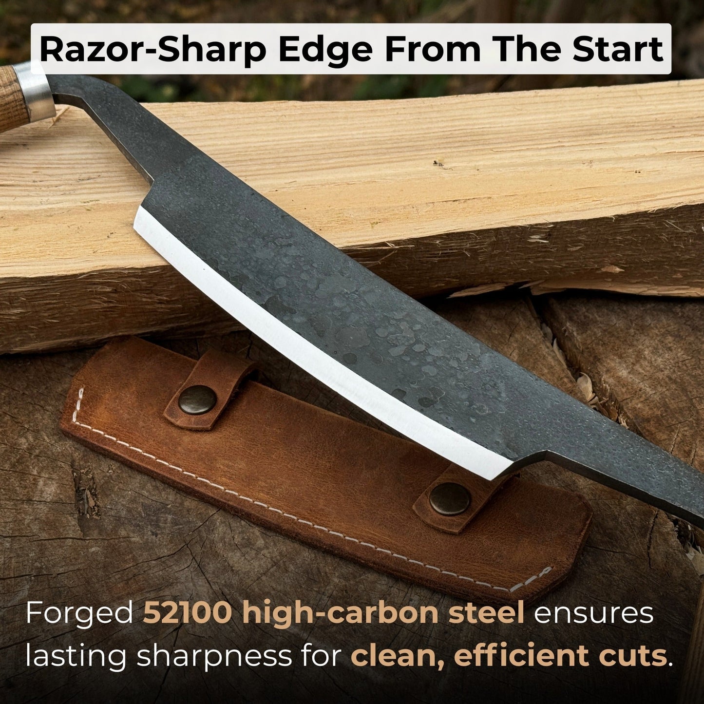 Curved Drawknife (Push/Pull), 14.5 cm (5.7 inches)