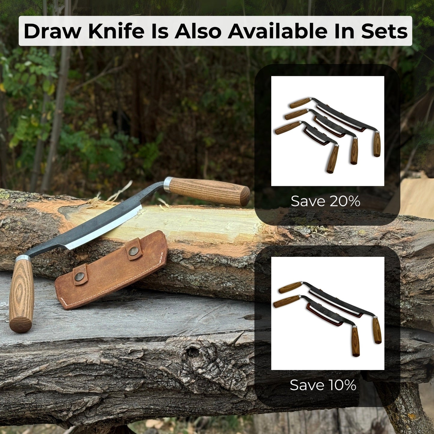 Curved Drawknife (Push/Pull), 14.5 cm (5.7 inches)