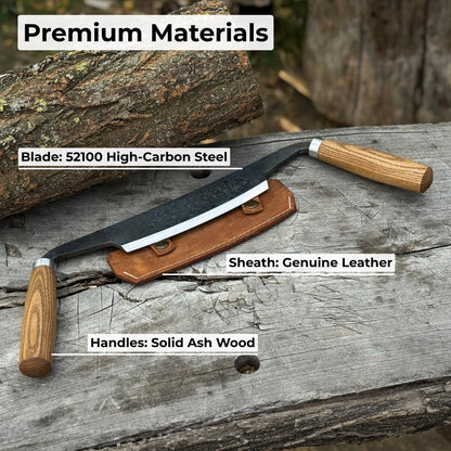 Curved Drawknife (Push/Pull), 14.5 cm (5.7 inches)