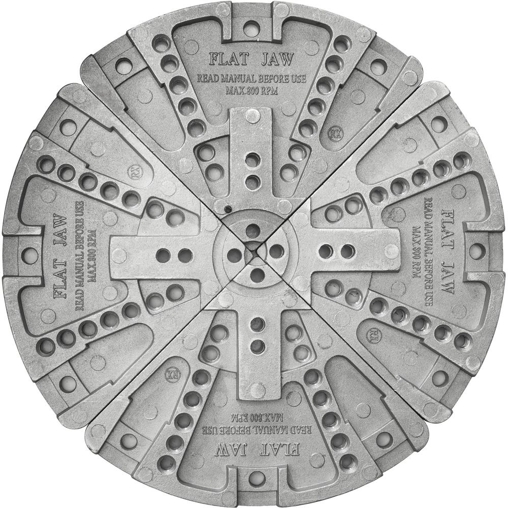 3.75" Flat Jaws for 4-Jaw Chuck