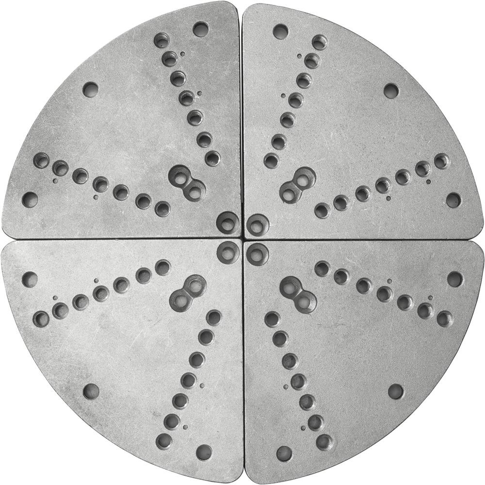 3.75" Flat Jaws for 4-Jaw Chuck