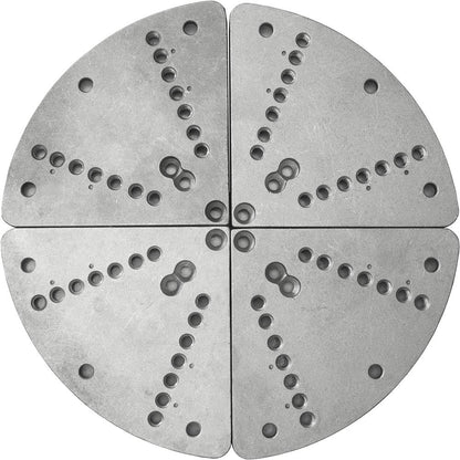 3.75" Flat Jaws for 4-Jaw Chuck
